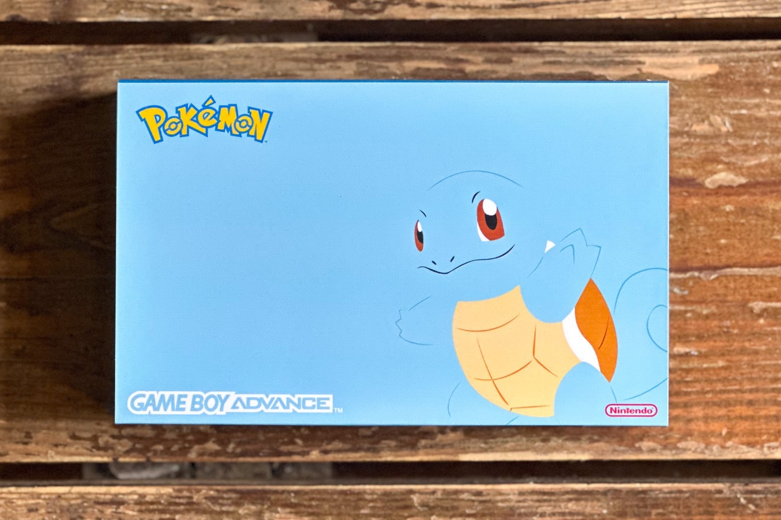 Nintendo Game Boy Advance GBA 3.0 M2 IPS Pokemon Console SQUIRTLE USB-C Battery