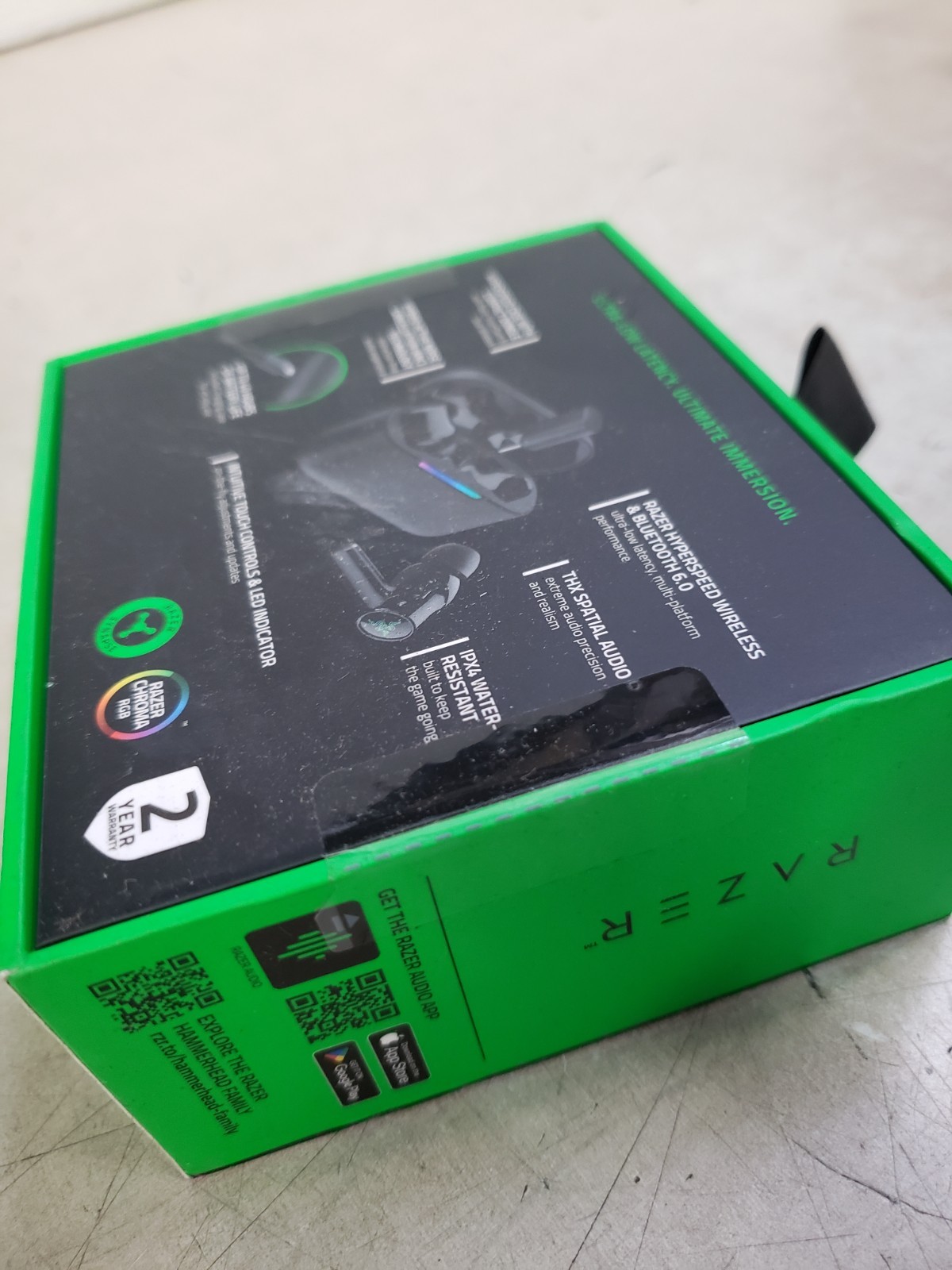 Razer Hammerhead V3 HyperSpeed Wireless Multi-Platform ANC In-Ear Earbuds Sealed