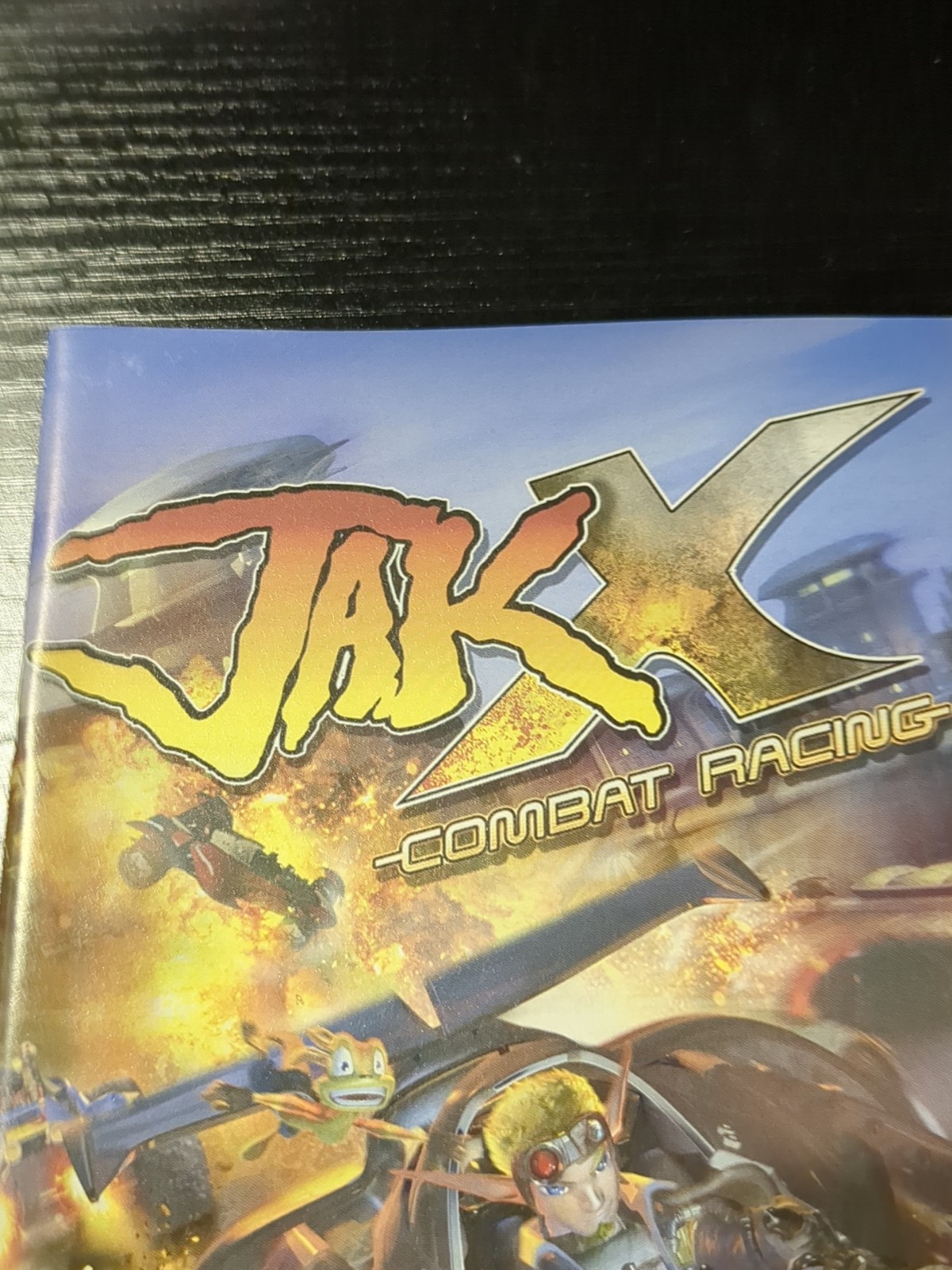 Jak X Combat Racing Original Booklet Manual ONLY Guide Instruction Authentic OEM