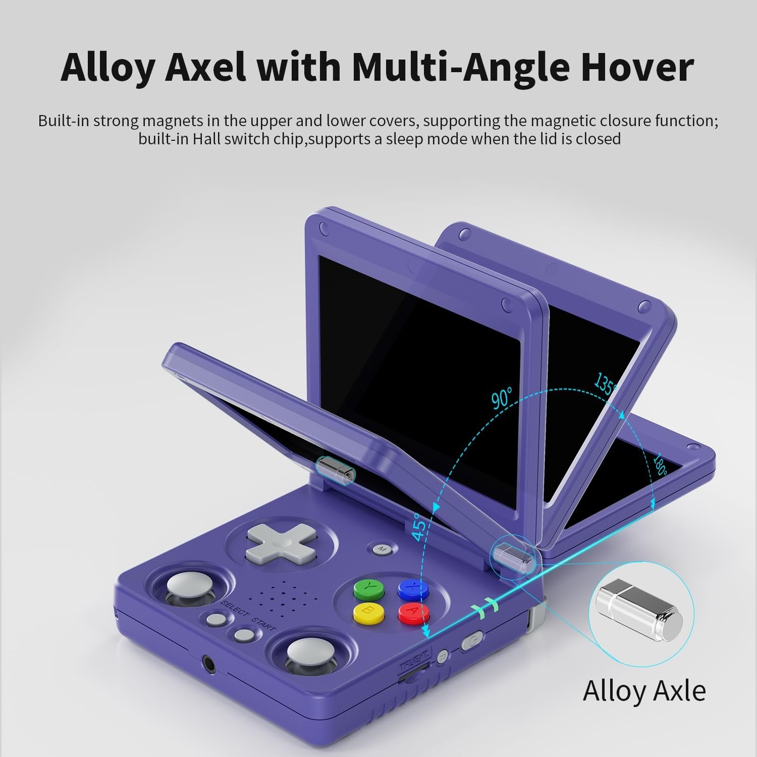 Flip Retro Handheld Game Console Retro Gaming Console with 64G Preloaded 5532…