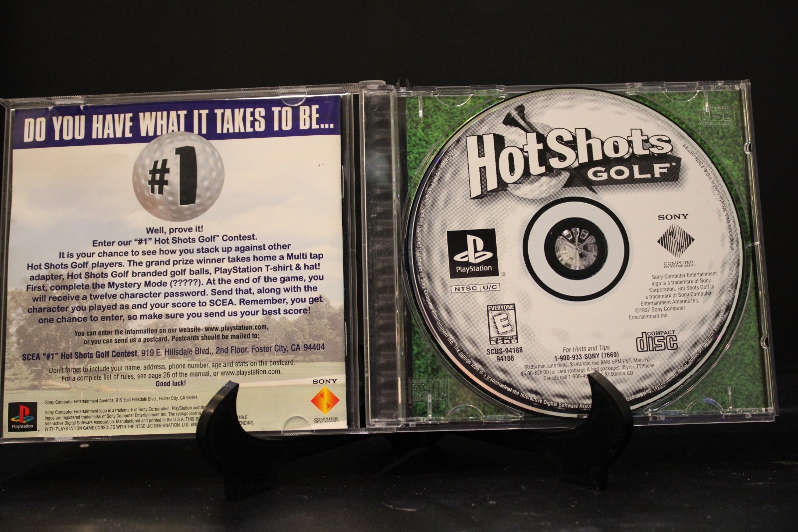 Hot Shots Golf (PS1) CIB w/ Manual – Tested – Great Condition