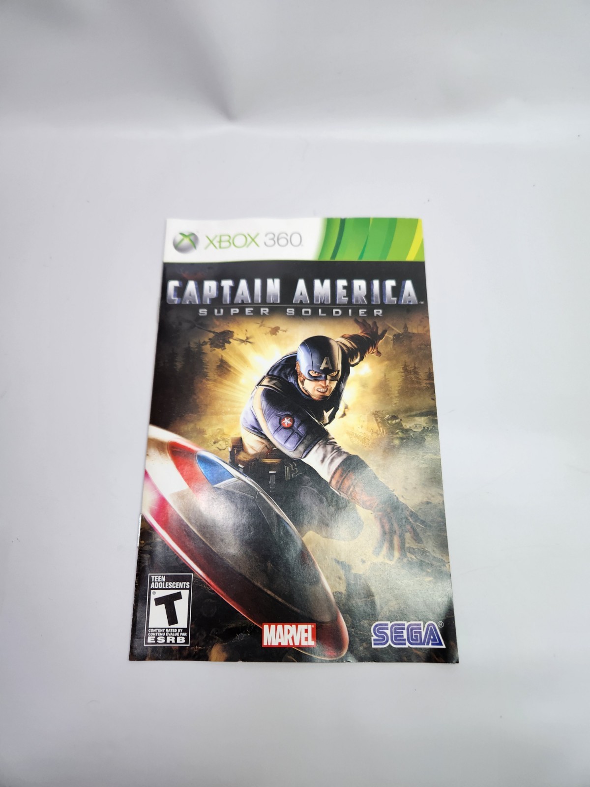 Captain America: Super Soldier – Microsoft Xbox 360 – Complete In Box CIB – Read