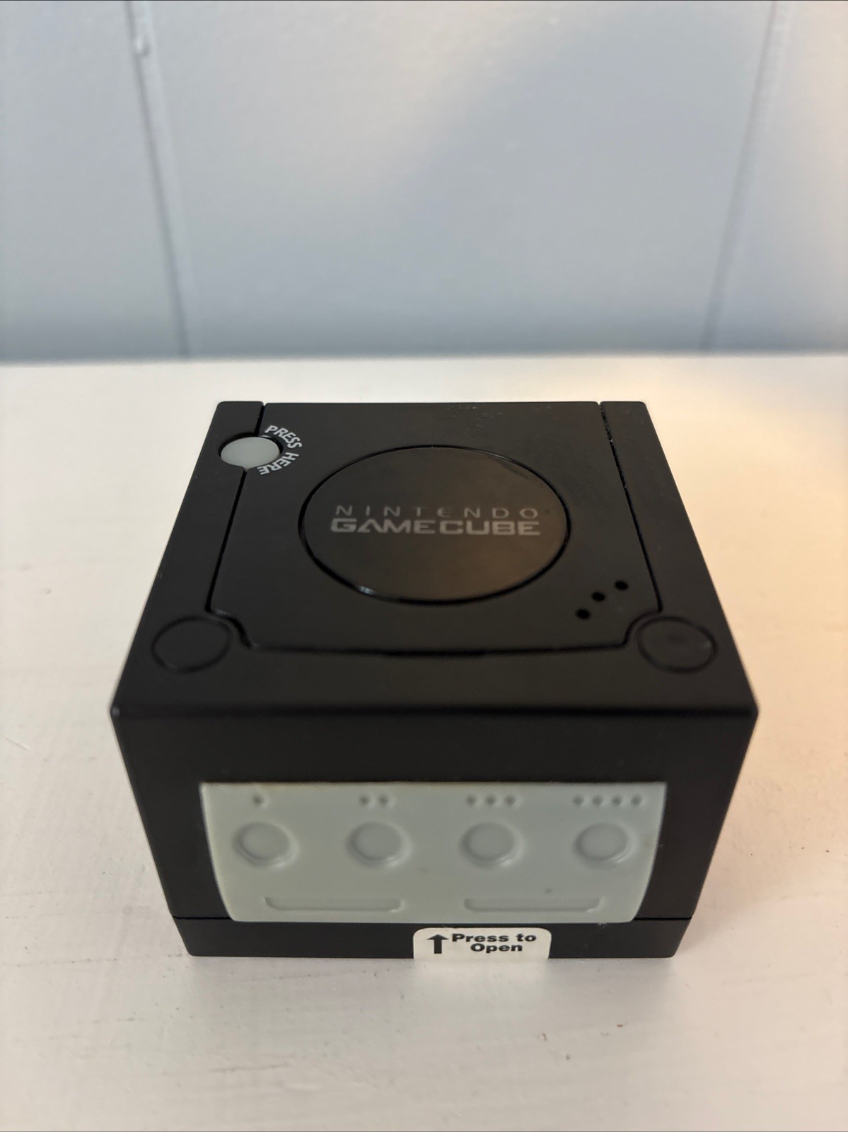 2006 Black Mini Nintendo Game Cube Gummy Candy Box-WORKS-Plays Tune Lights-Up