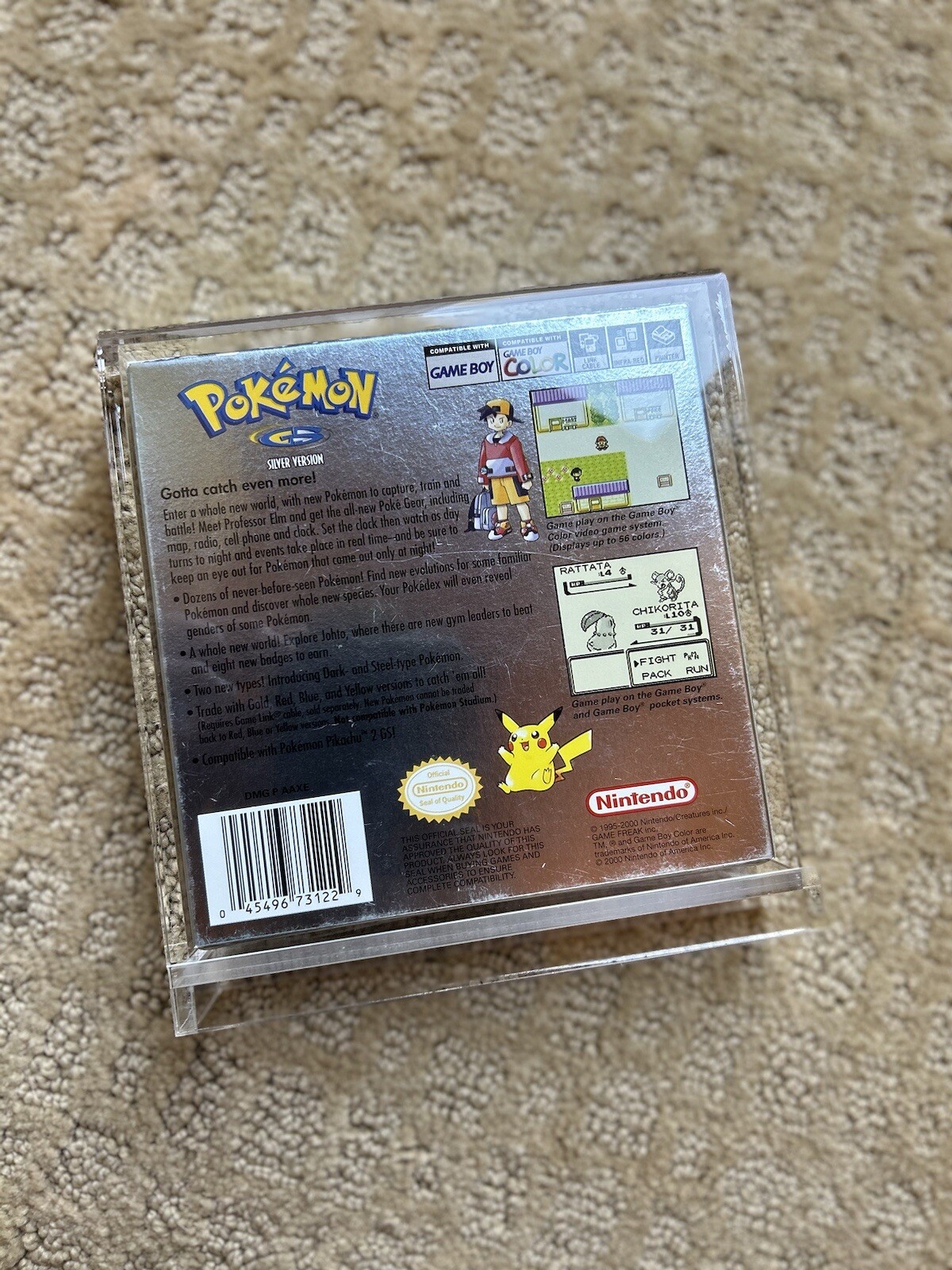 Gameboy Game Protective UV Acrylic Case- High Quality Display Case – FREE S&H