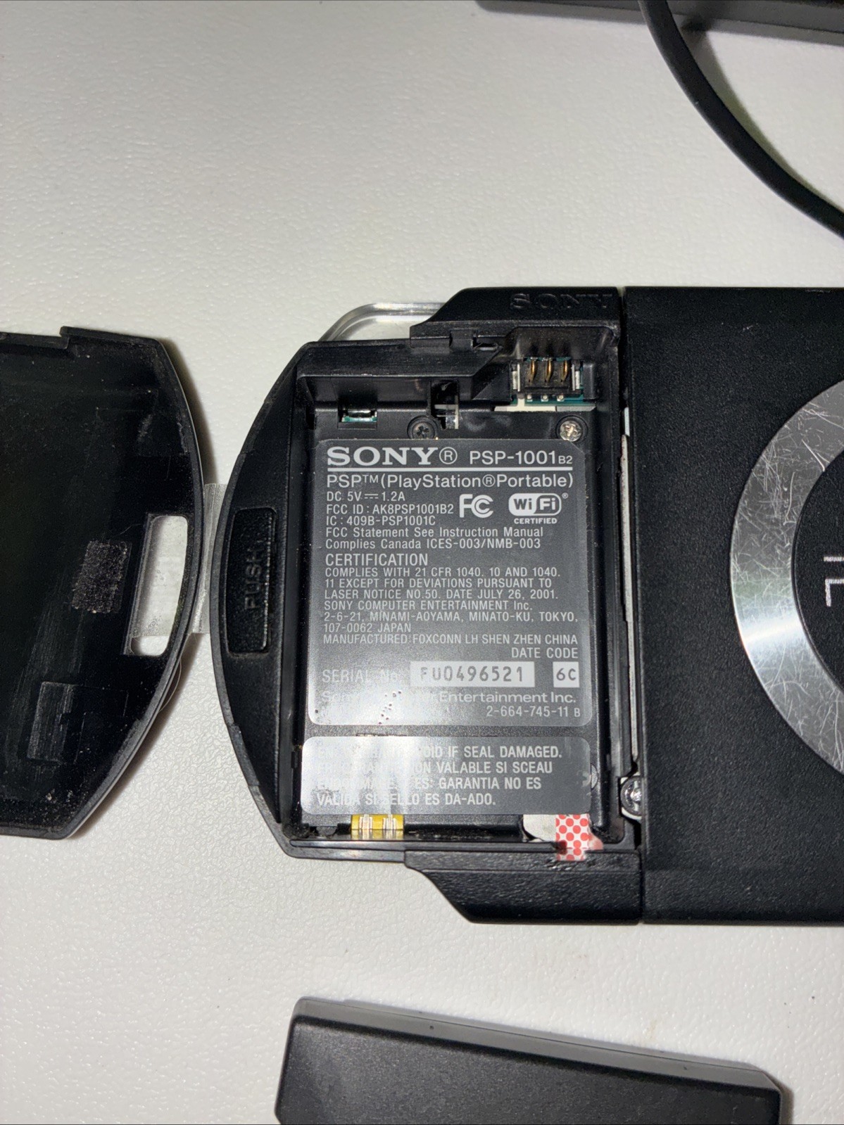 sony psp 1001 console