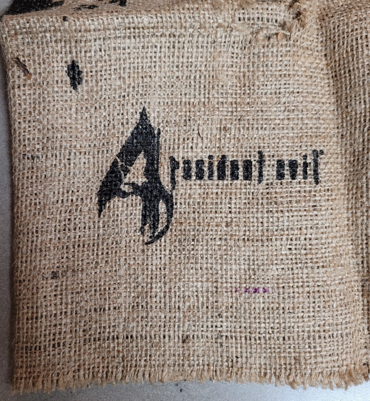 Resident Evil 4 Dr Salvador Chainsaw Man Promo Burlap Mask