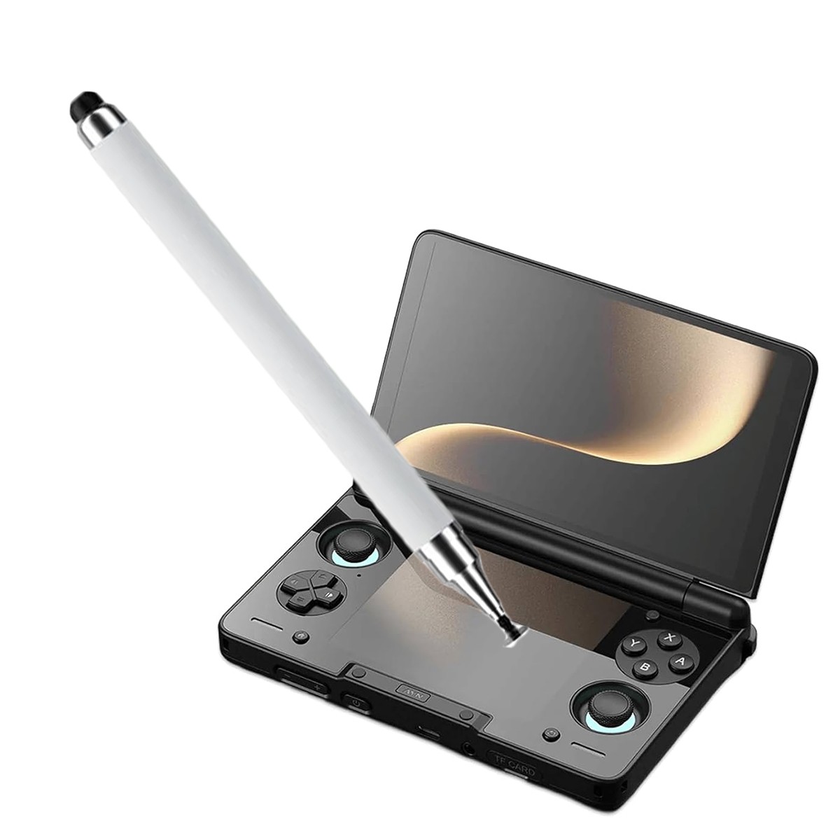 for Android AYN Thor Samsung Apple 3DS – Black 2in1 Capacitive Stylus Touch Pen