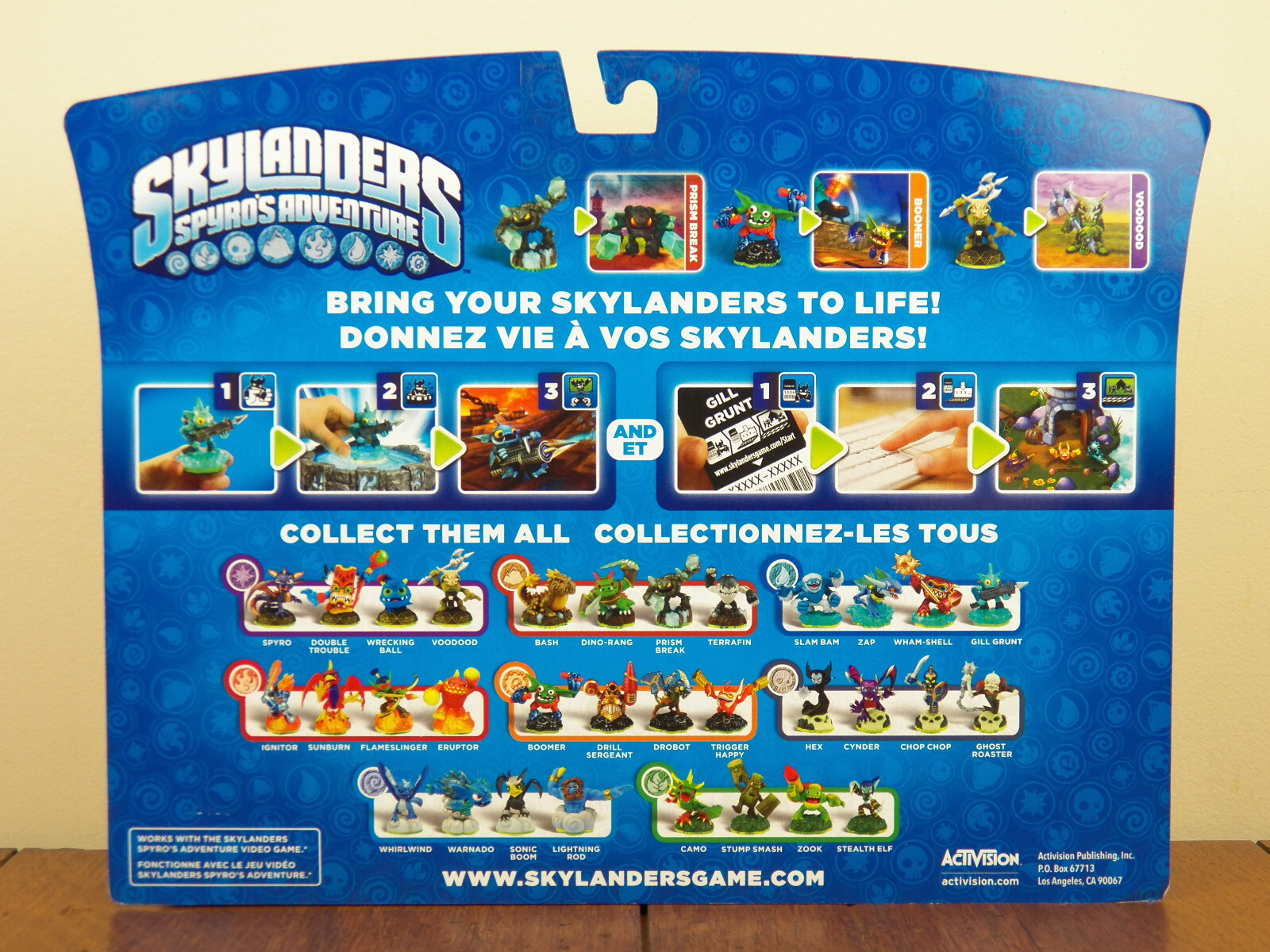 Skylanders 3-Pack Prism Break, Boomer, Voodood Figures -Spyros Adventure- *NEW*