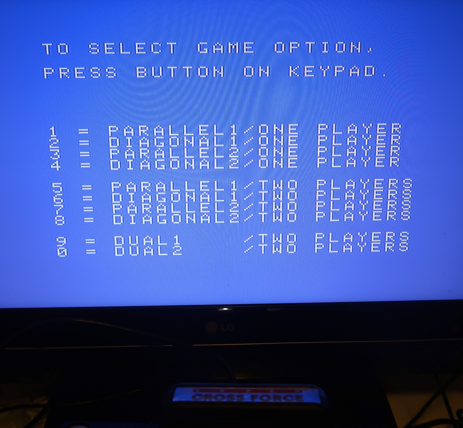 ColecoVision: SUPER CROSS FORCE Cartridge & Manual – V.NICE – Tested & WORKS!