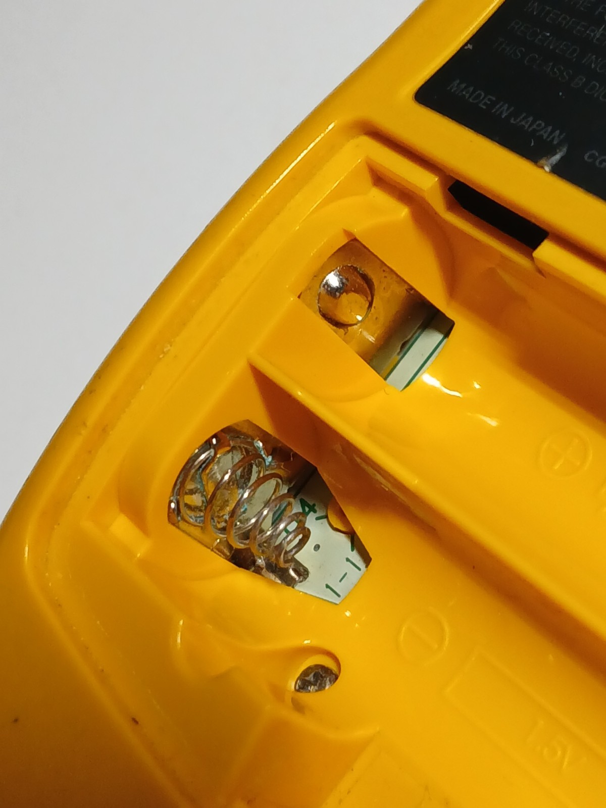 Nintendo Game Boy Color yellow GBC CGB-001 !!minor lens scuffs TESTED WORKING