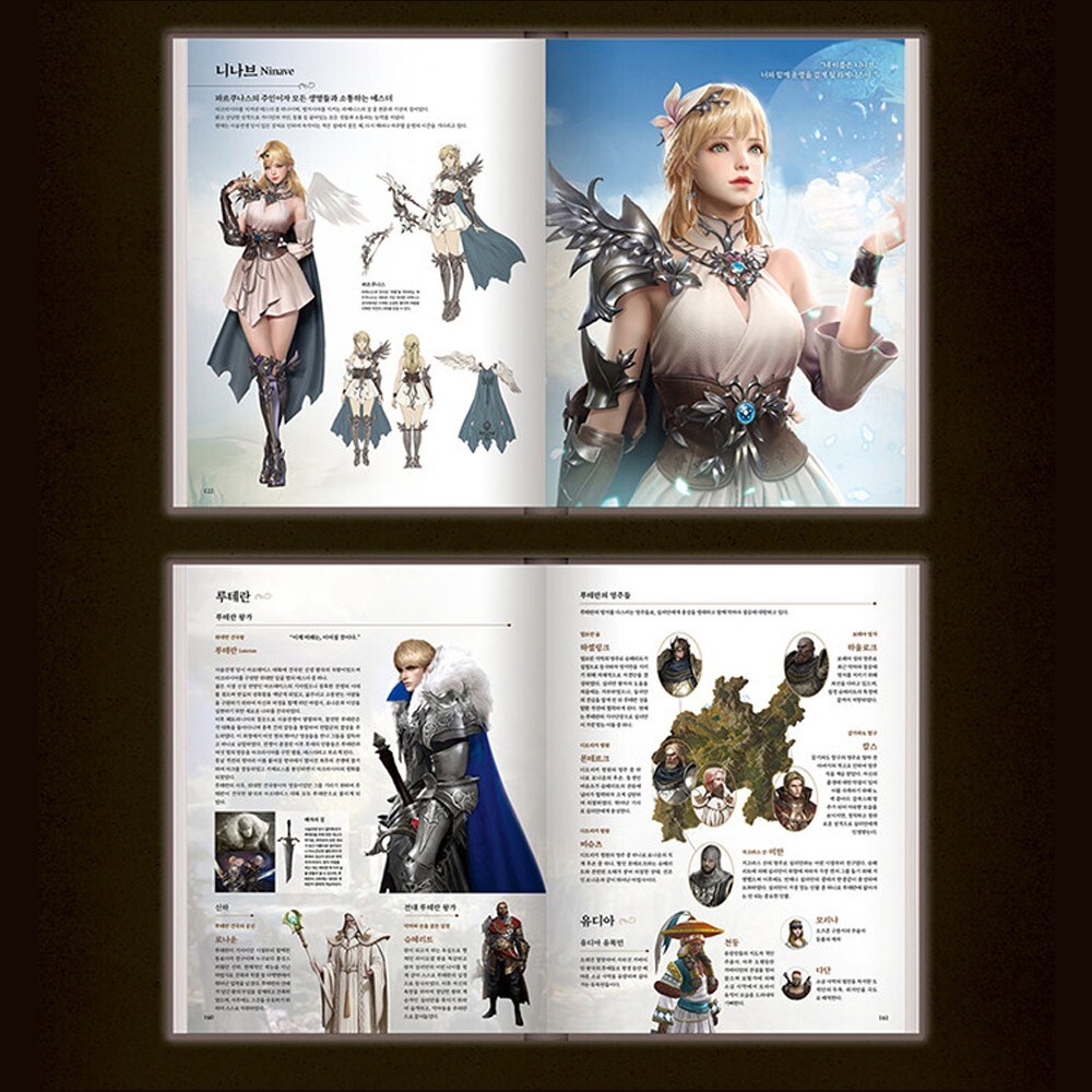Lost Ark Set Up Art Book & Photocards Collect Korean Official Concept Artbook