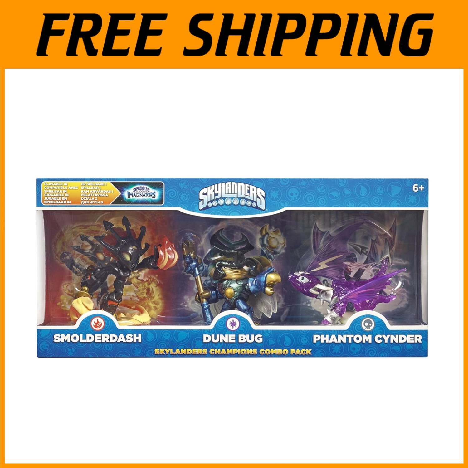 Smolderdash, Dune Bug, Cynder Skylanders Imaginators Pack-//