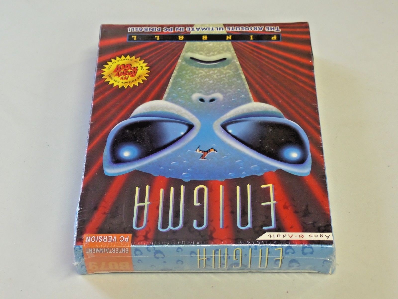 Enigma Pinball Game PC Version 3.5″ Diskette IBM/Tandy or Compatible 1994 NEW