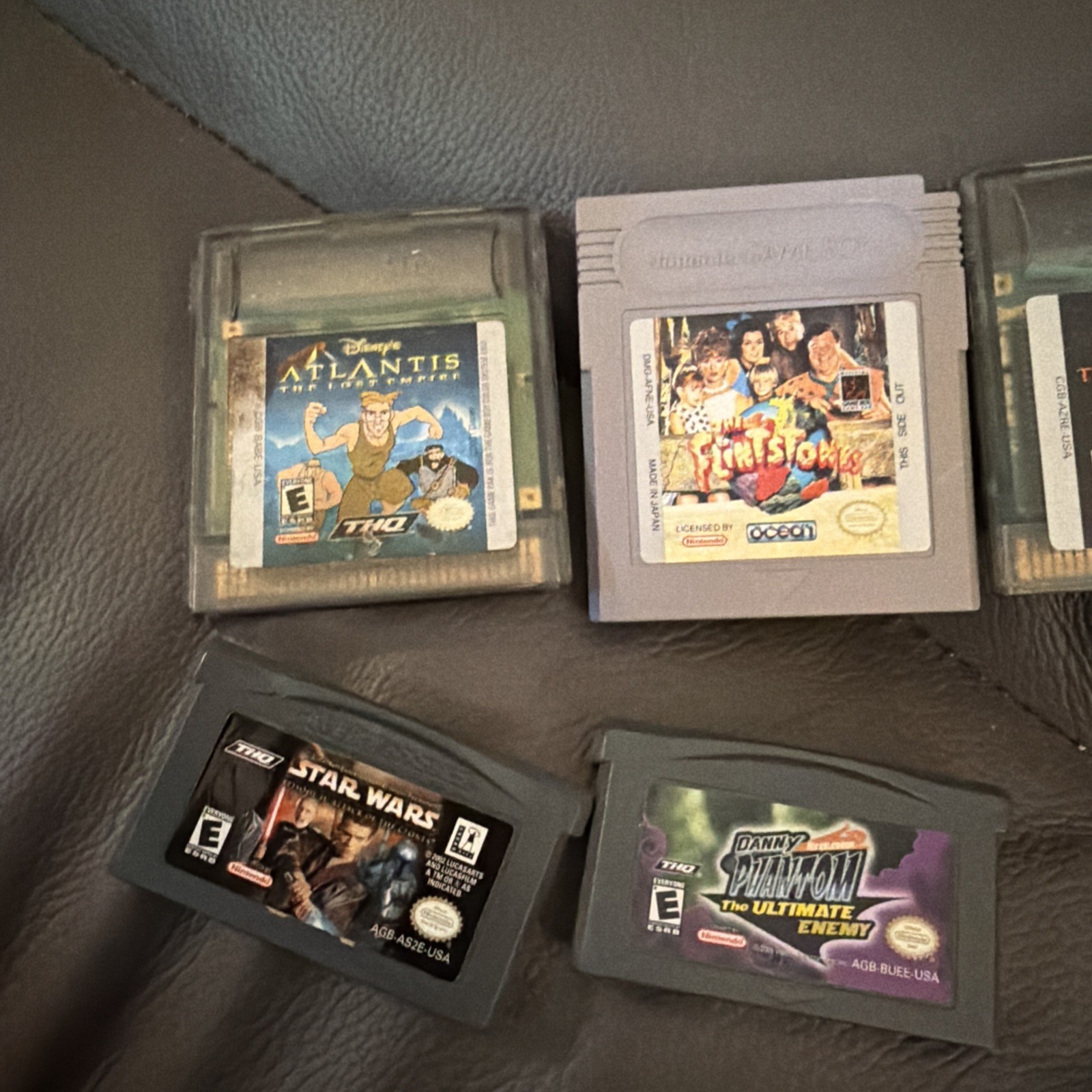Lot Of 5 Various Random Game Boy Games Advance,normal, And Color Untested