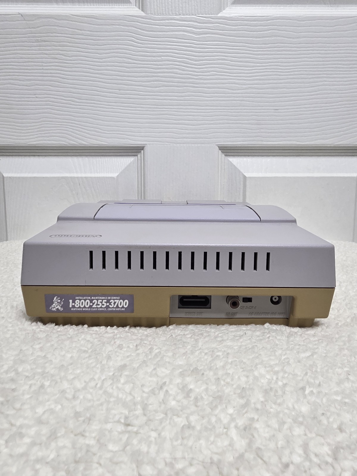 Super Nintendo SNES System Console Bundle w/ 2 Games (Tested & Working)