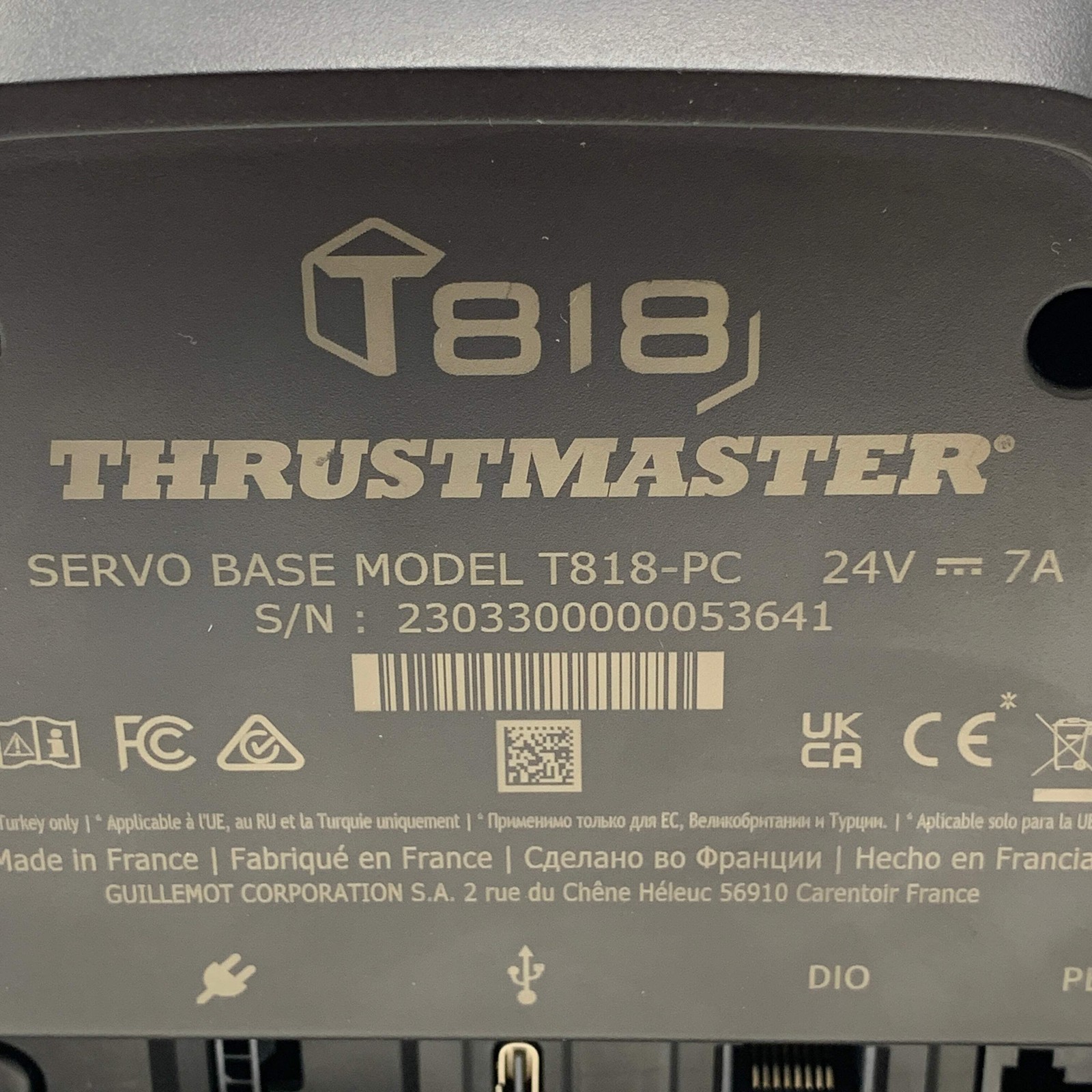 Thrustmaster T818 Direct Drive Servo Base T818-PC