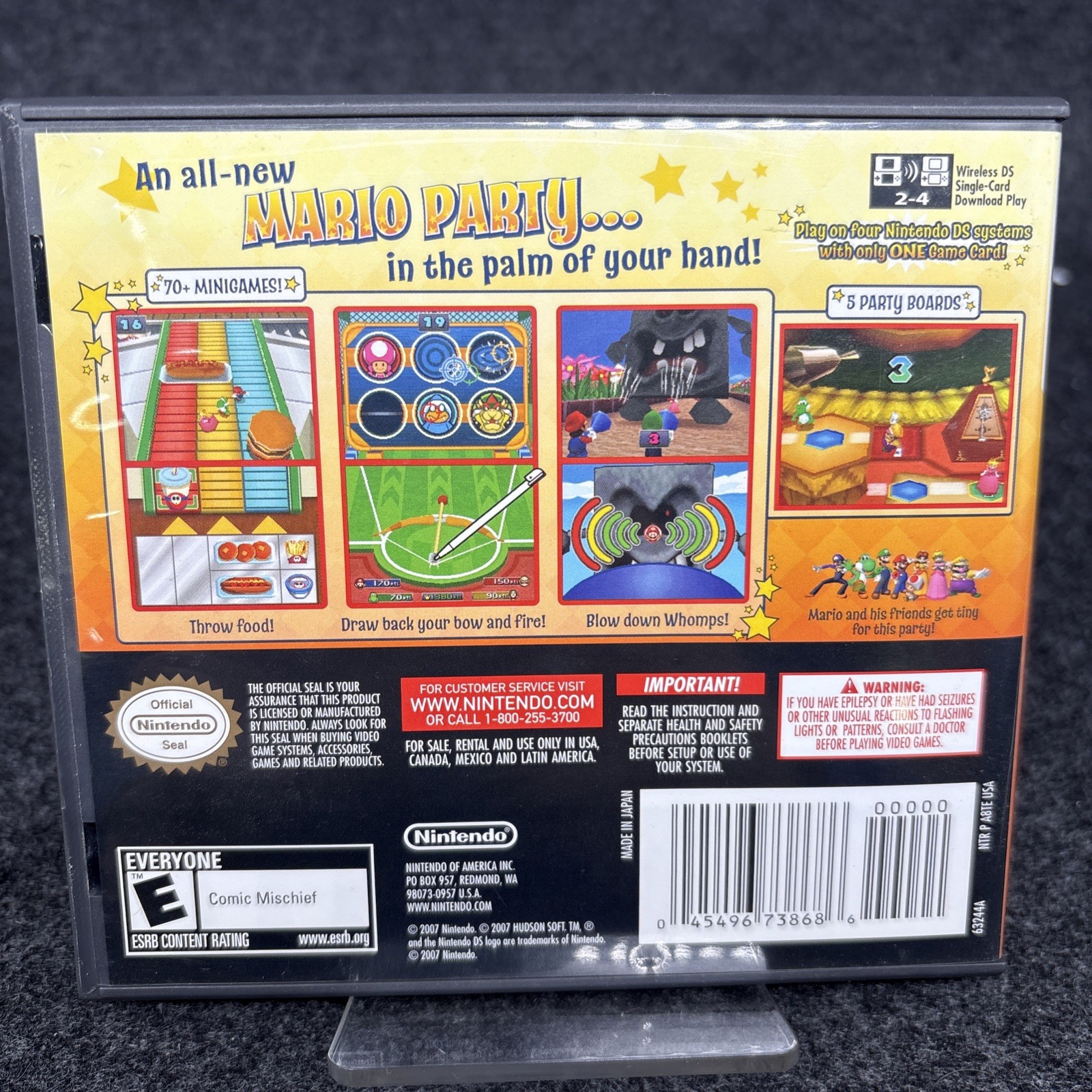 Mario Party (DS) – Authentic Box & Manual W/ Inserts Good Condition