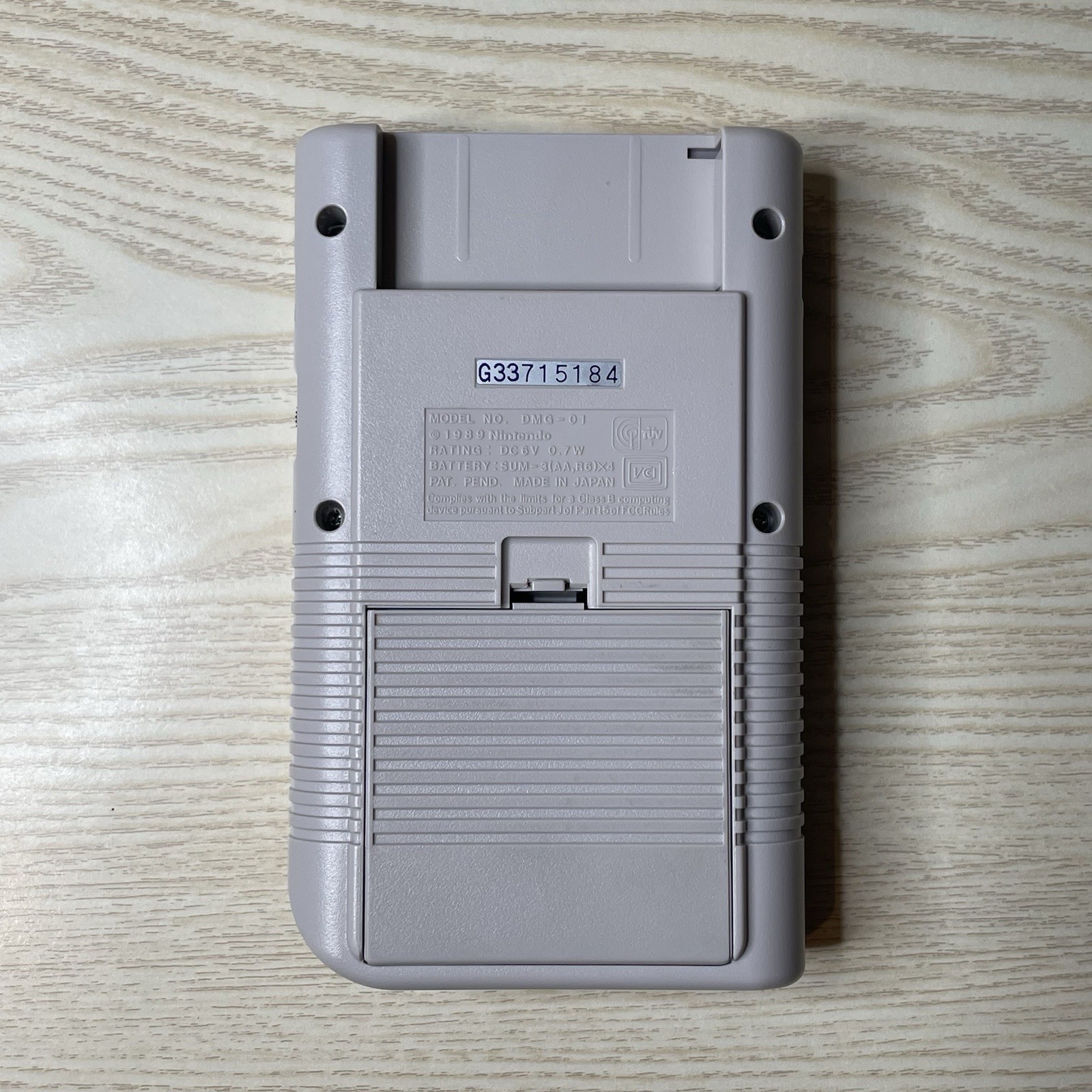 Original Nintendo GameBoy DMG-01 Handheld Console Gray CIB Complete In Box