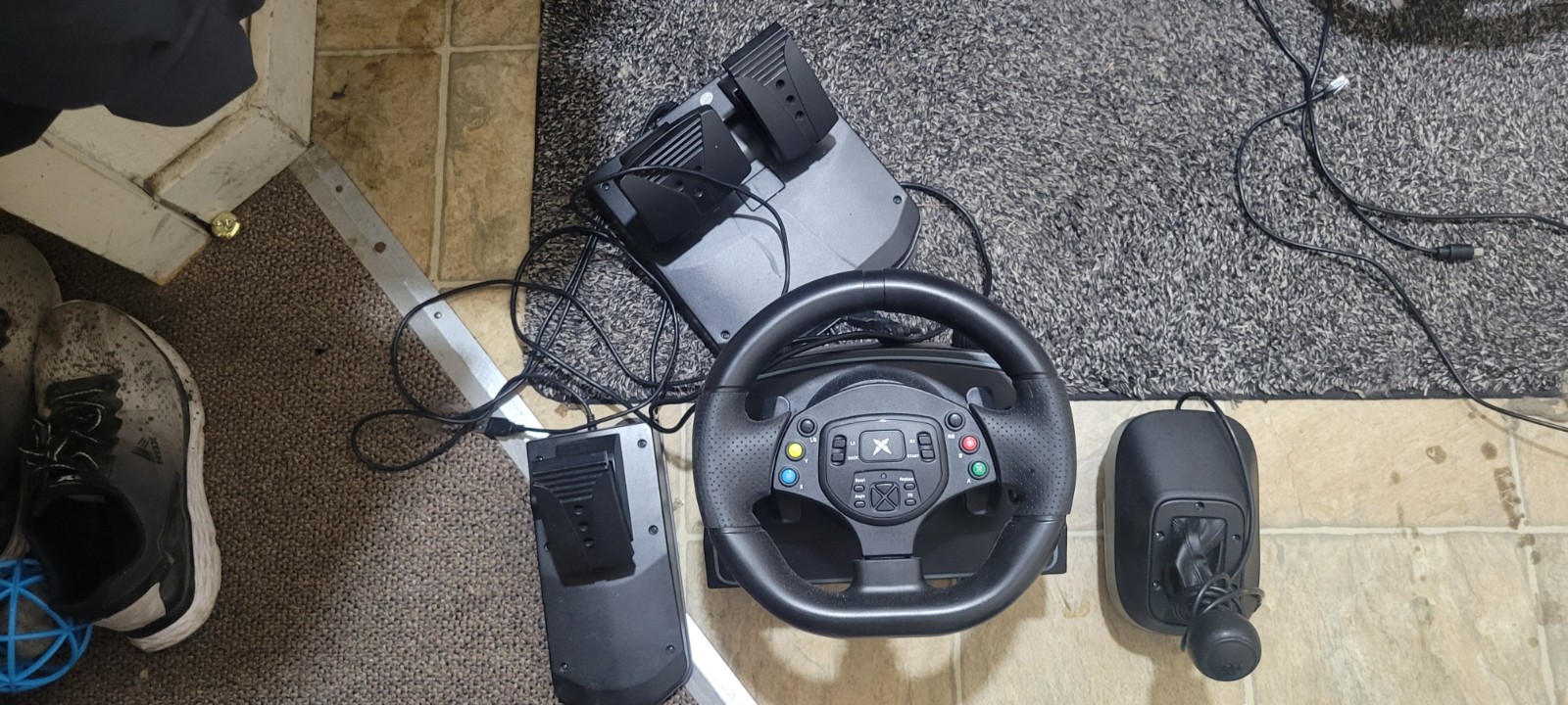 Doyo R808 1080° gaming steering racing wheel pedal shifter for PC Xbox PS4 R808D