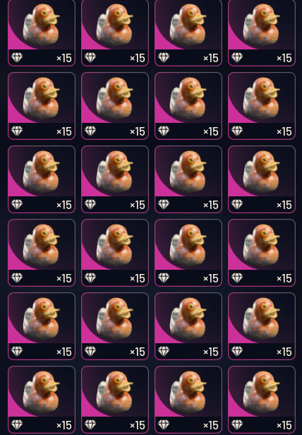 ARC Raiders -22 slots Fill Bag mix ducks/ tempest/bobcat/dolabra/canto/vulcano