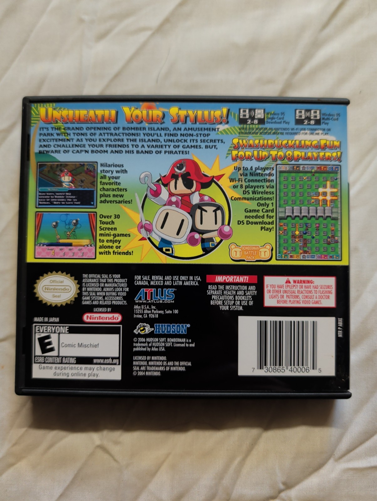 Bomberman Land: Touch (Nintendo DS, 2006) CIB Complete TESTED