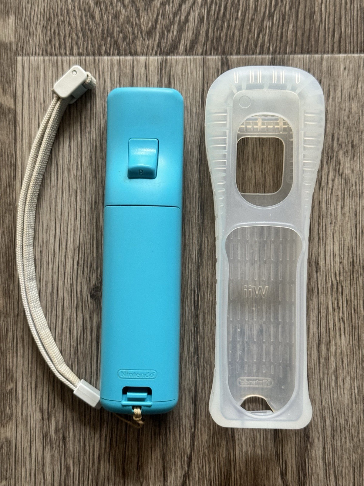 Nintendo Wii Motion Plus OEM Remote Controller Wiimote RVL-036 Blue Tested!