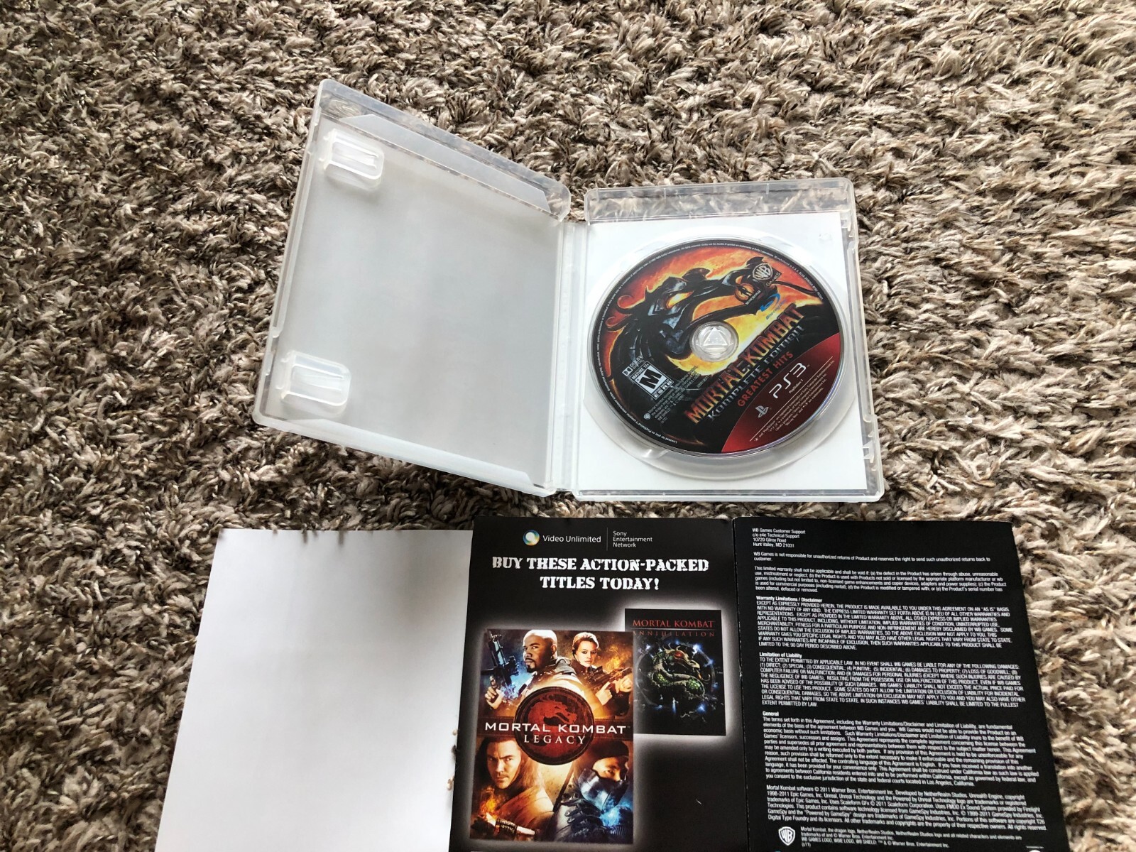 Mortal Kombat: Komplete Edition (PlayStation 3, 2012) CiB W/ Reg Card Tested