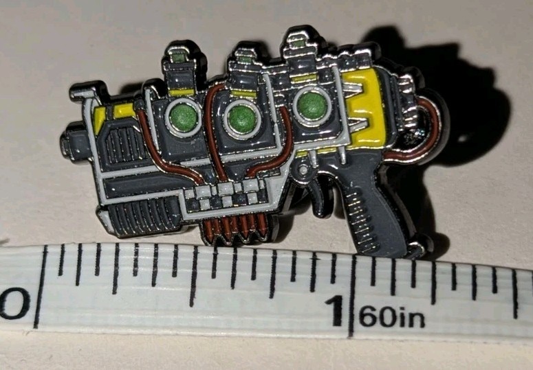Fallout Plasma Pistol Bethesda Enamel Pin Culturefly Pinback EUC HTF Video Game