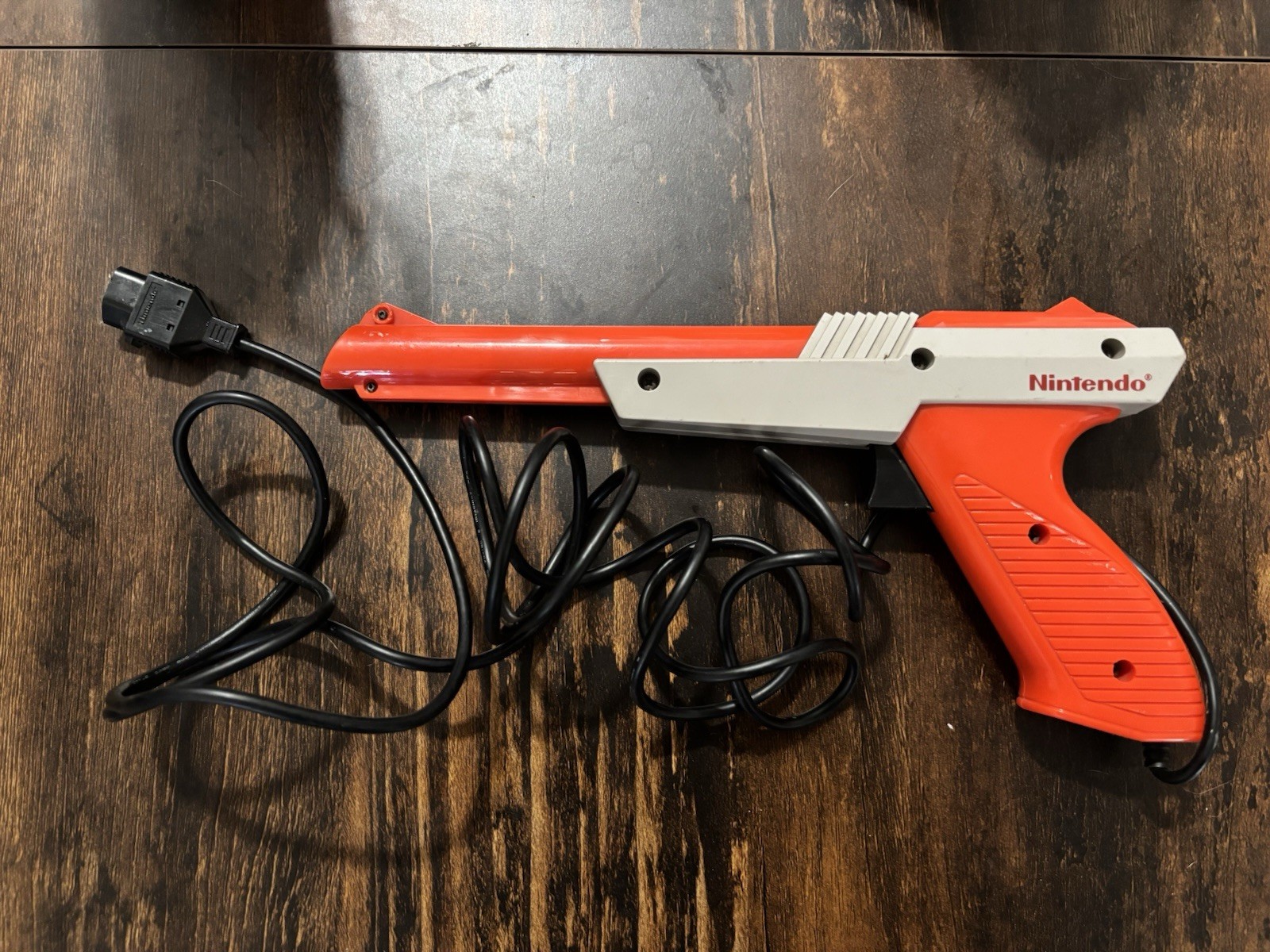 OEM Nintendo NES Zapper – Orange (Tested and Working!)