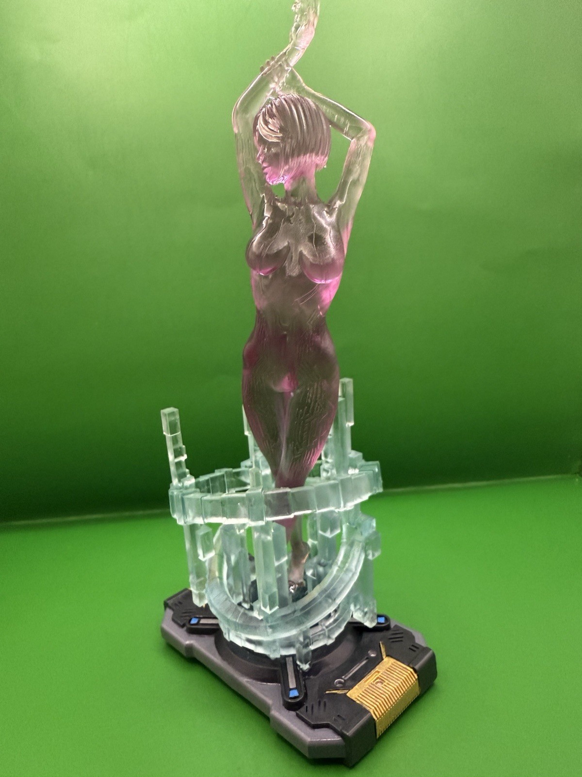 Halo Cortana Chip Statue #2 – OG Purple Edition