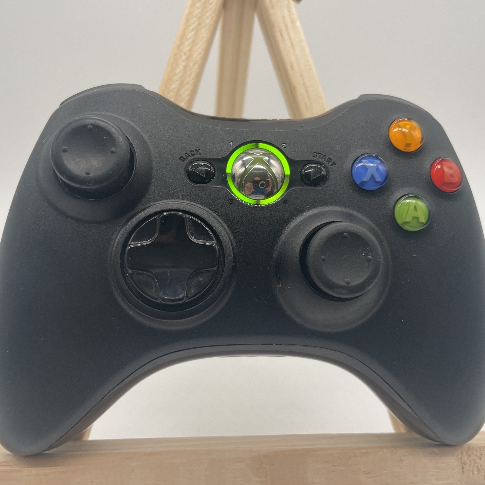 Microsoft Xbox One Wireless Controller Black Plastic Model 1708 VG TESTED