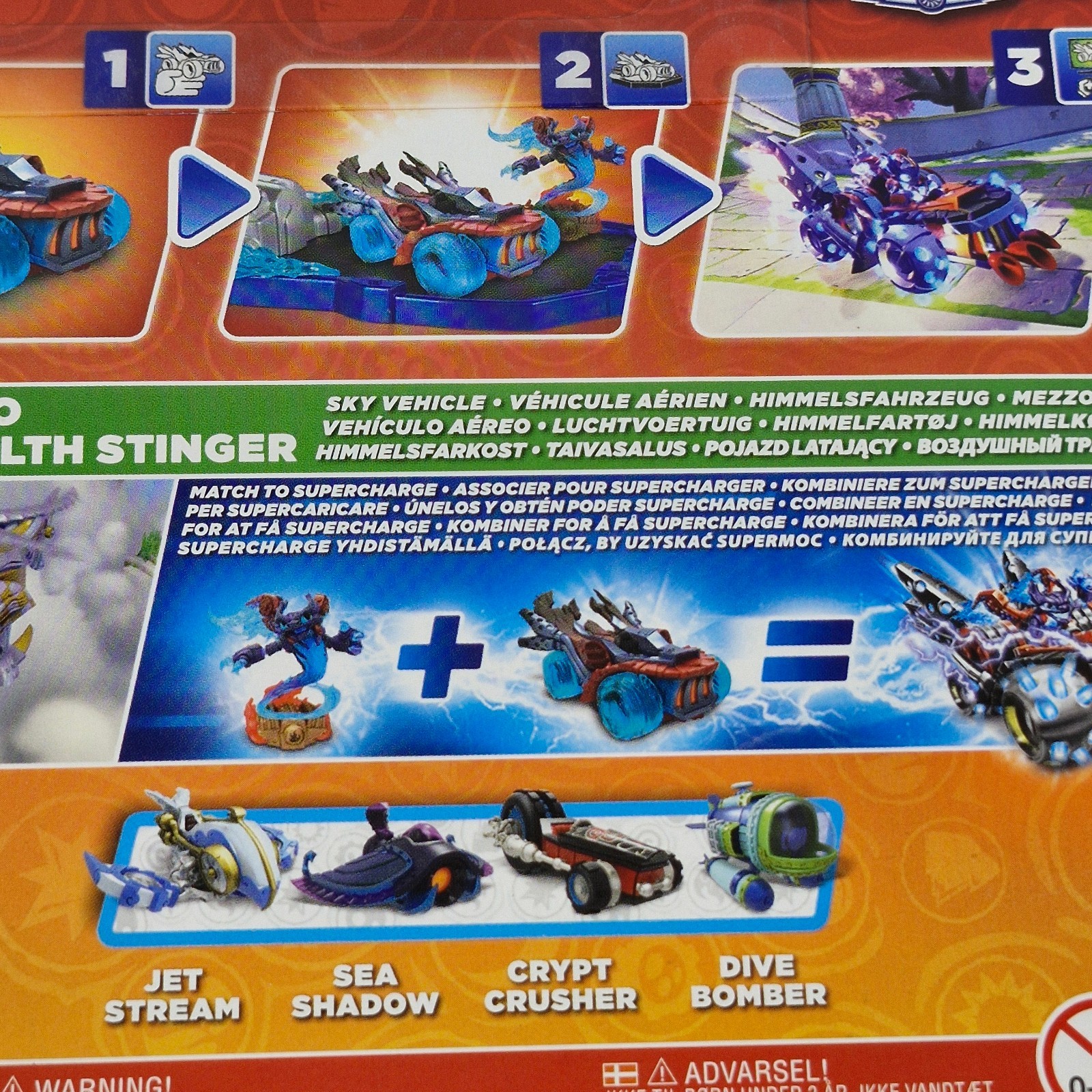 Skylanders Superchargers NITRO STEALTH STINGER Series NEW Gold Aust 2015 Ret 6+