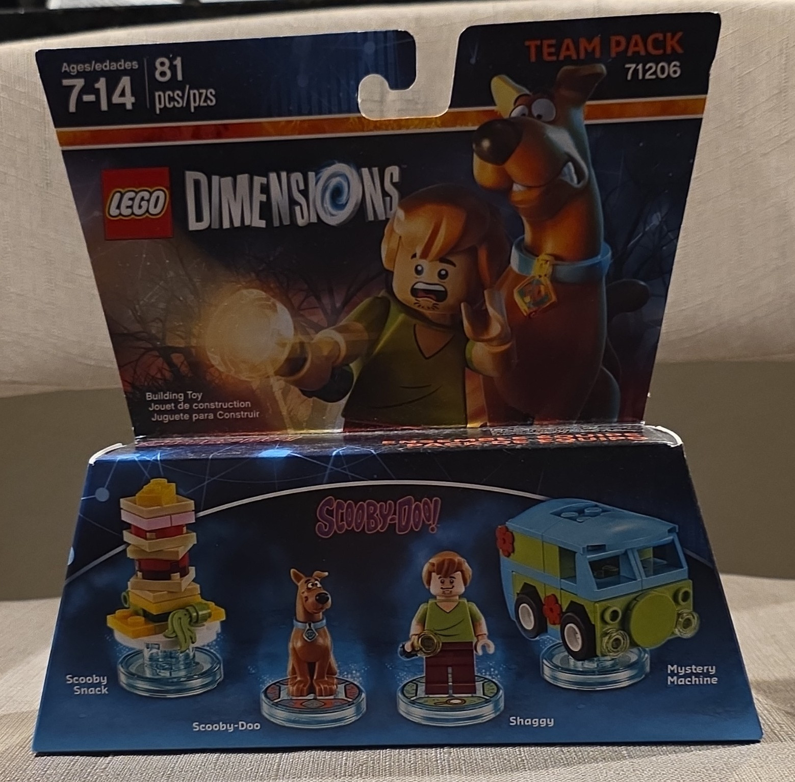 LEGO Dimensions Scooby-Doo Team Pack 71206 Shaggy Scooby Mystery Machine 3-in-1