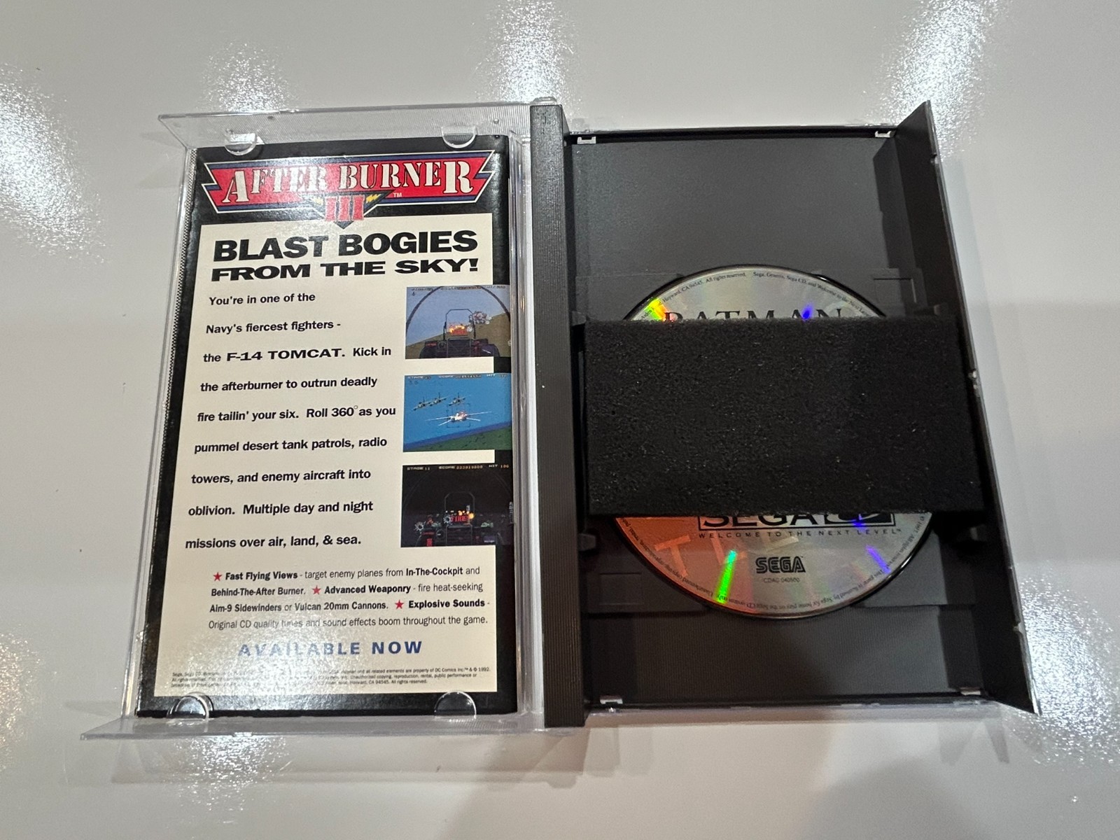 Batman Returns (Sega CD, 1993) CIB Complete w Manual + Artwork (Pls Read) N MINT