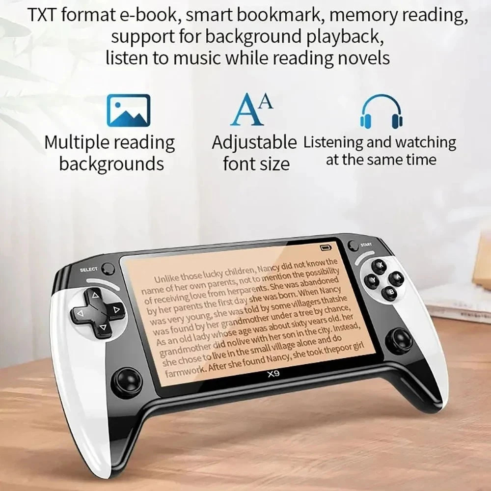 BLACK HAWK X9 Handheld Game Console 5.5″ IPS Screen 20000+ Games – NEW IN BOX
