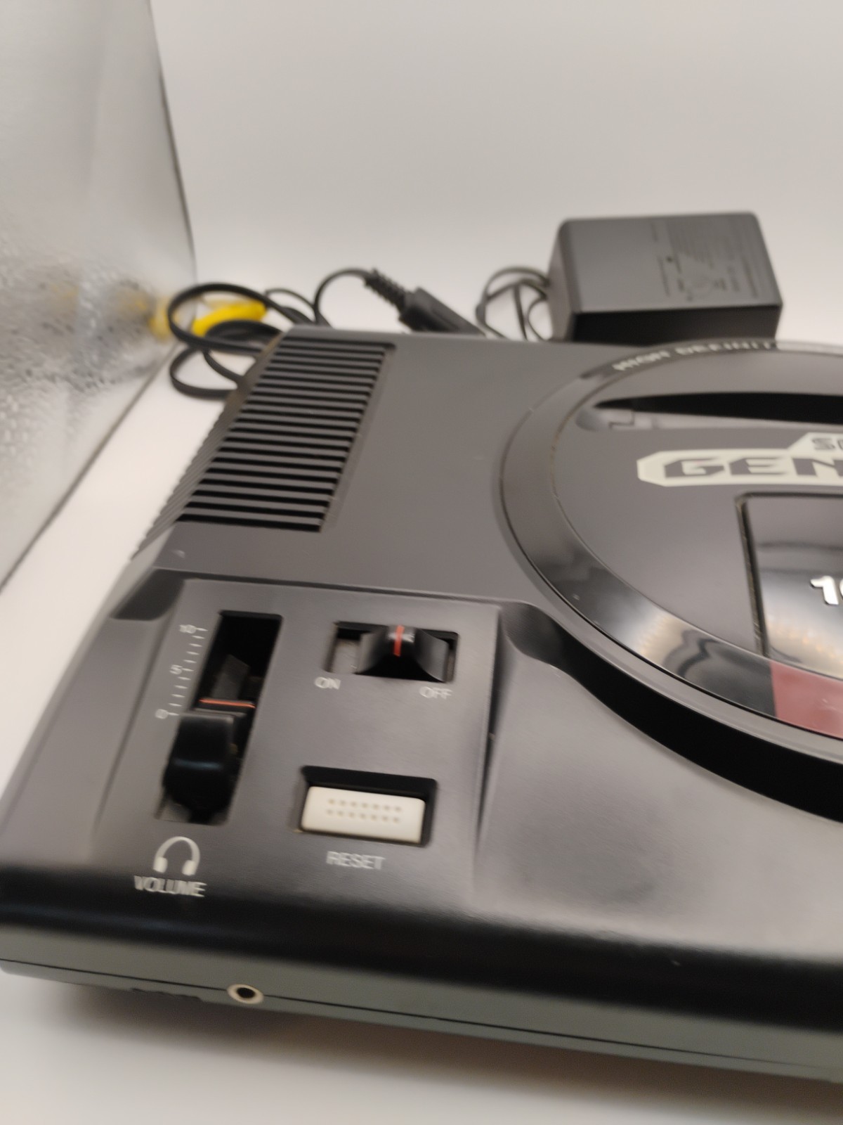 SEGA Genesis 16-Bit Black Console with Power Supply Tested Working