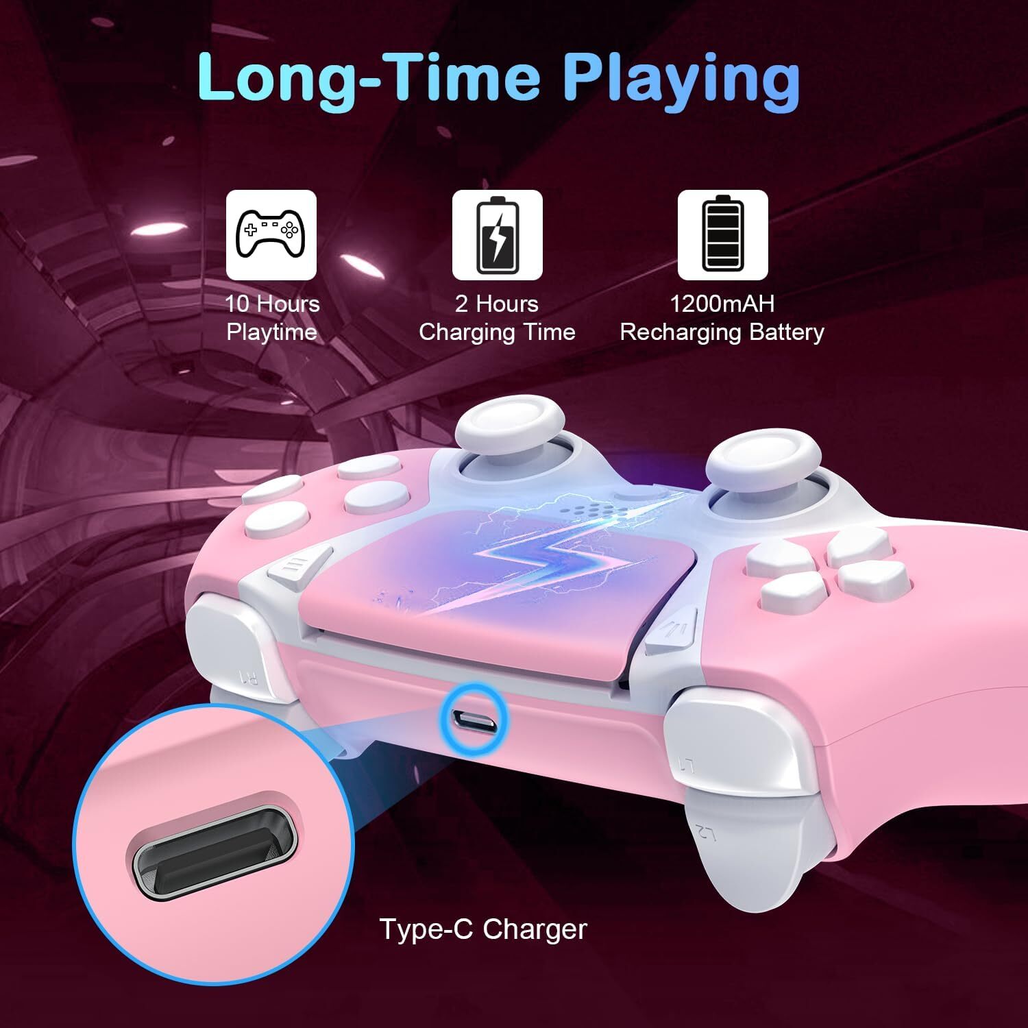 Elite Wireless Controller For Sony PlayStation PS4 Gamepad w/ Turbo Paddle & All
