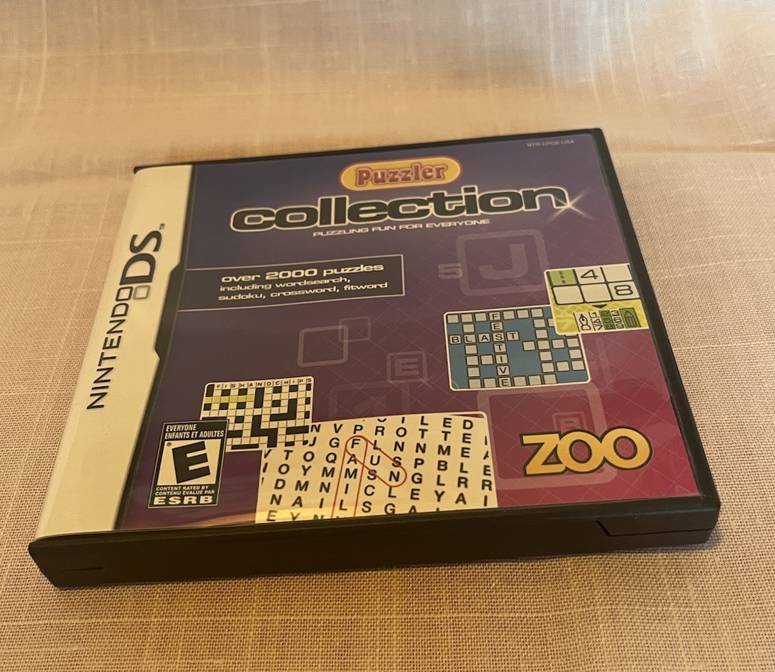 Nintendo DS Game Puzzler Collection Fun for Everyone Wordsearch Sudoku Crossword