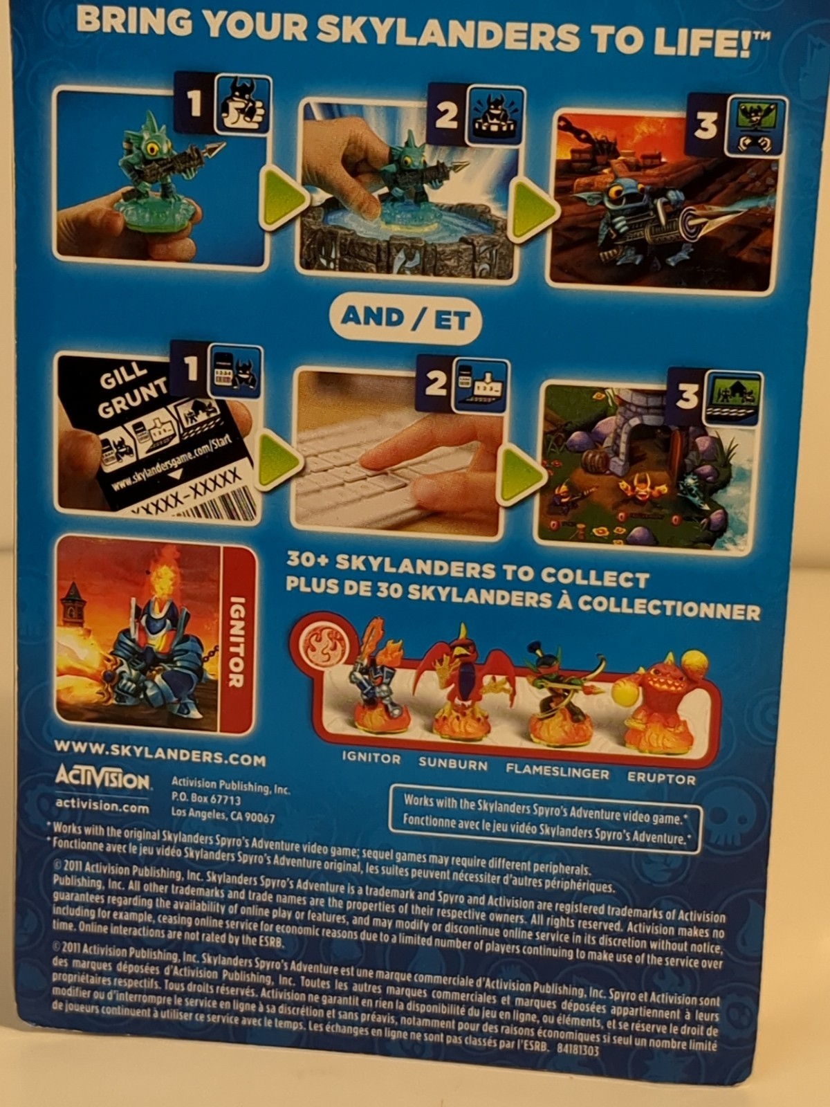 Skylanders Spyro’s Adventure: Ignitor Character Brand New Sealed 2011