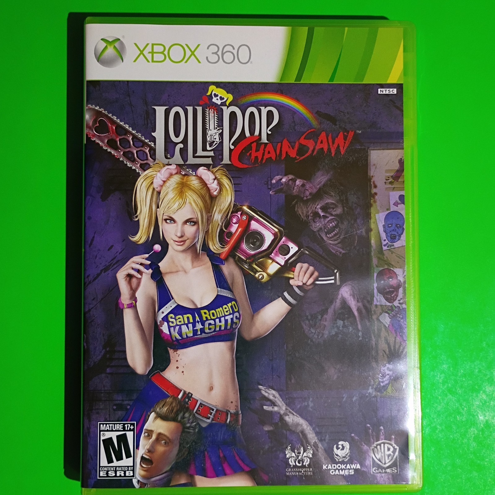Lollipop Chainsaw 2012 Complete in Box CIB Tested Working (Xbox 360) Suda51