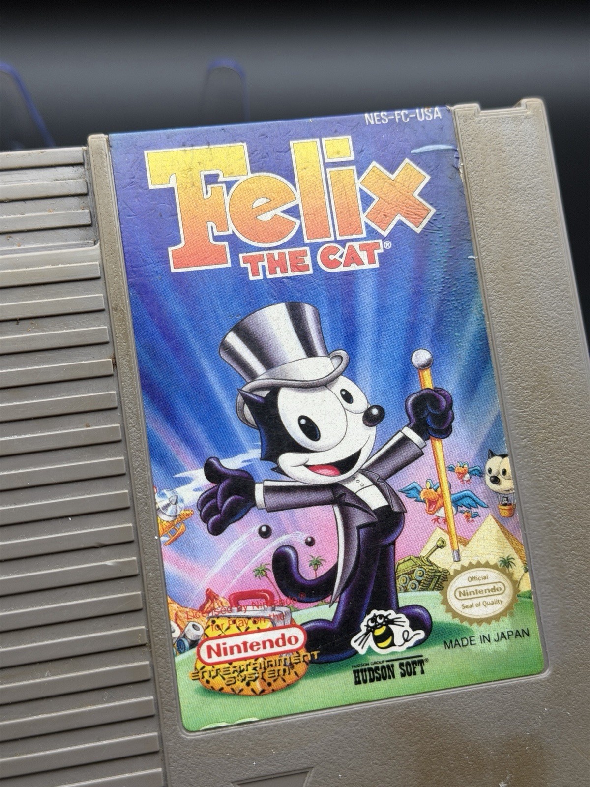 Felix the Cat Nintendo NES 1992 Authentic Game Cartridge Tested Working