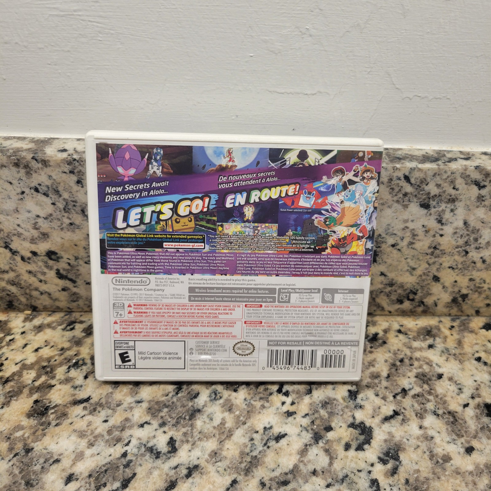 Pokemon Ultra Moon Nintendo 3DS Authentic – Tested – US Seller