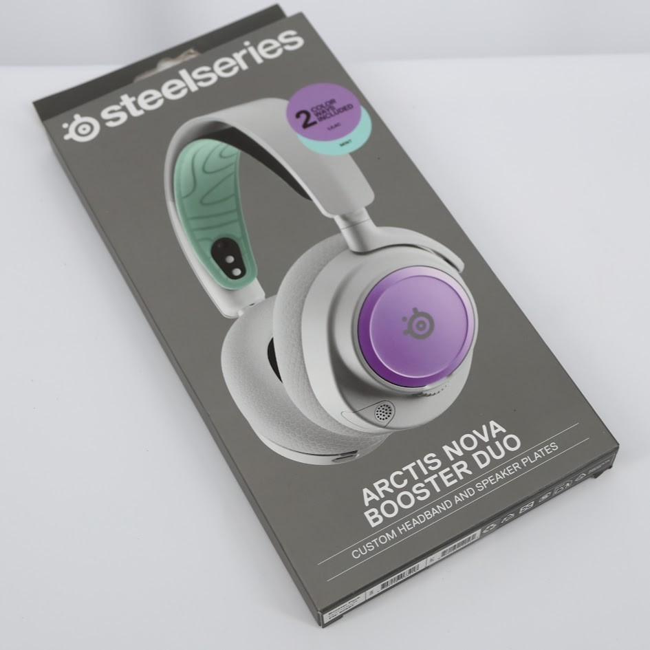 SteelSeries Arctis Nova Booster Duo (Headband and Speaker Plates) – Mint/Lilac