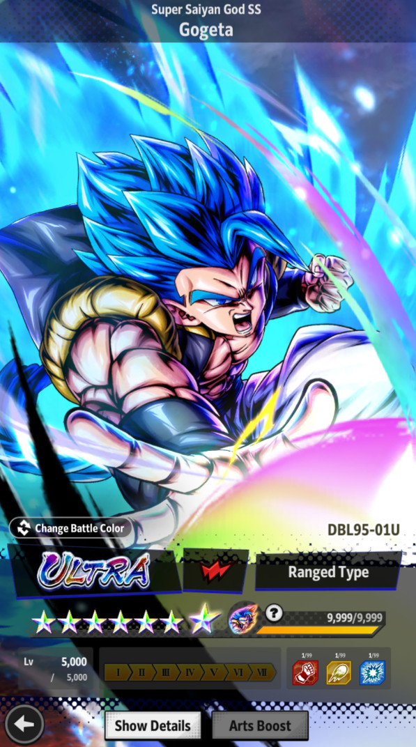 Dragon Ball Legends [14 STARS] – Ultra Gogeta Blue + Legend Broly