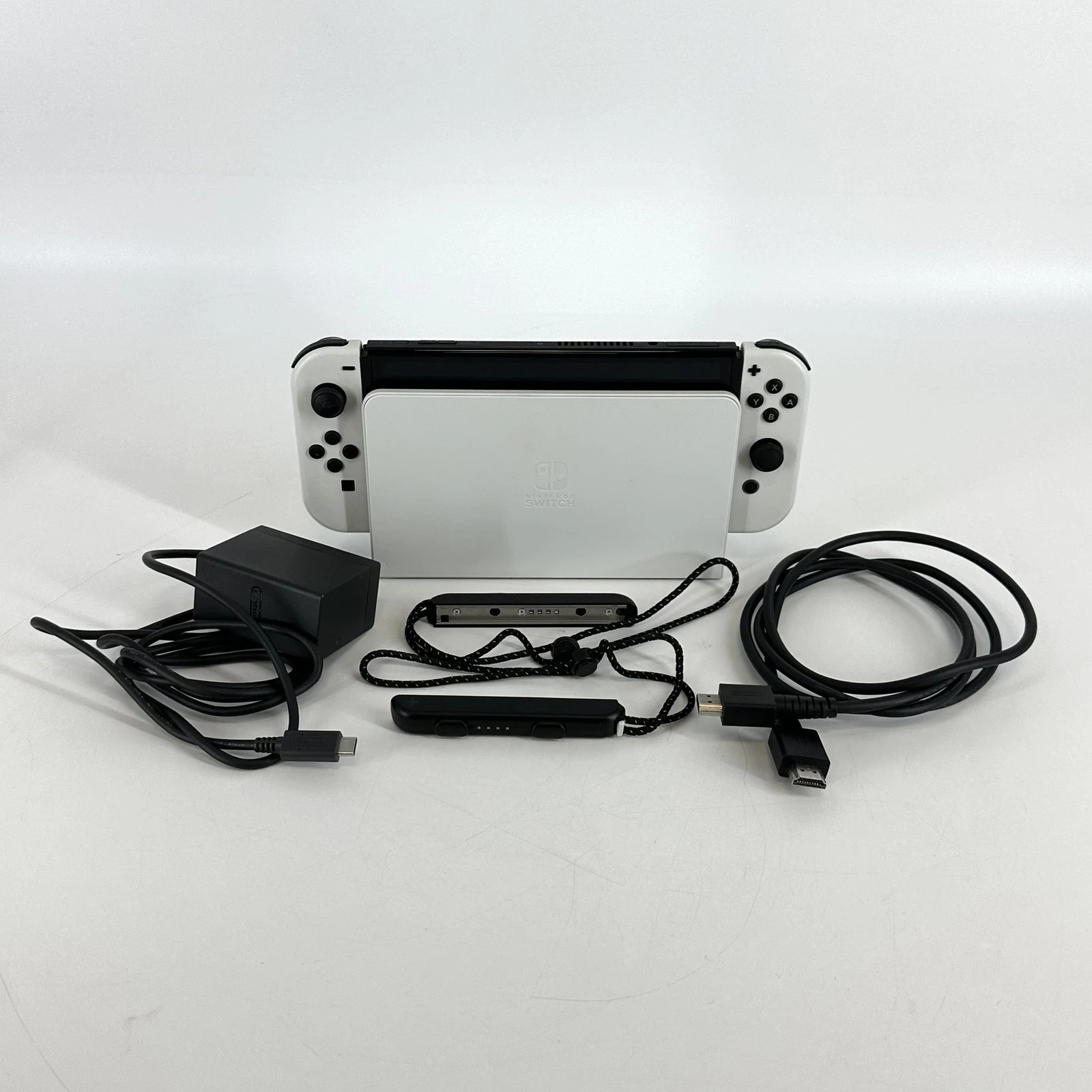 Nintendo Switch OLED Original Handheld Console Black 64GB w/ Charger – Very Good