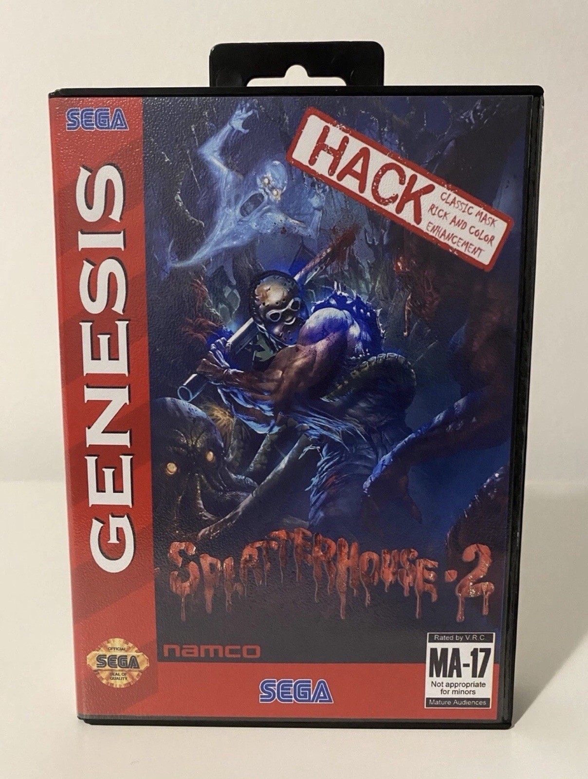 Splatterhouse 2 Classic Rick And Enhanced Colors (Sega Genesis)