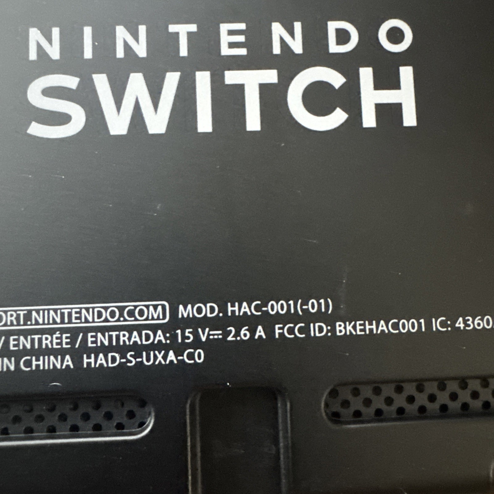 Nintendo Switch Console Neon Blue & Red HAC-001 POTENTIALLY UNPATCHED CIB