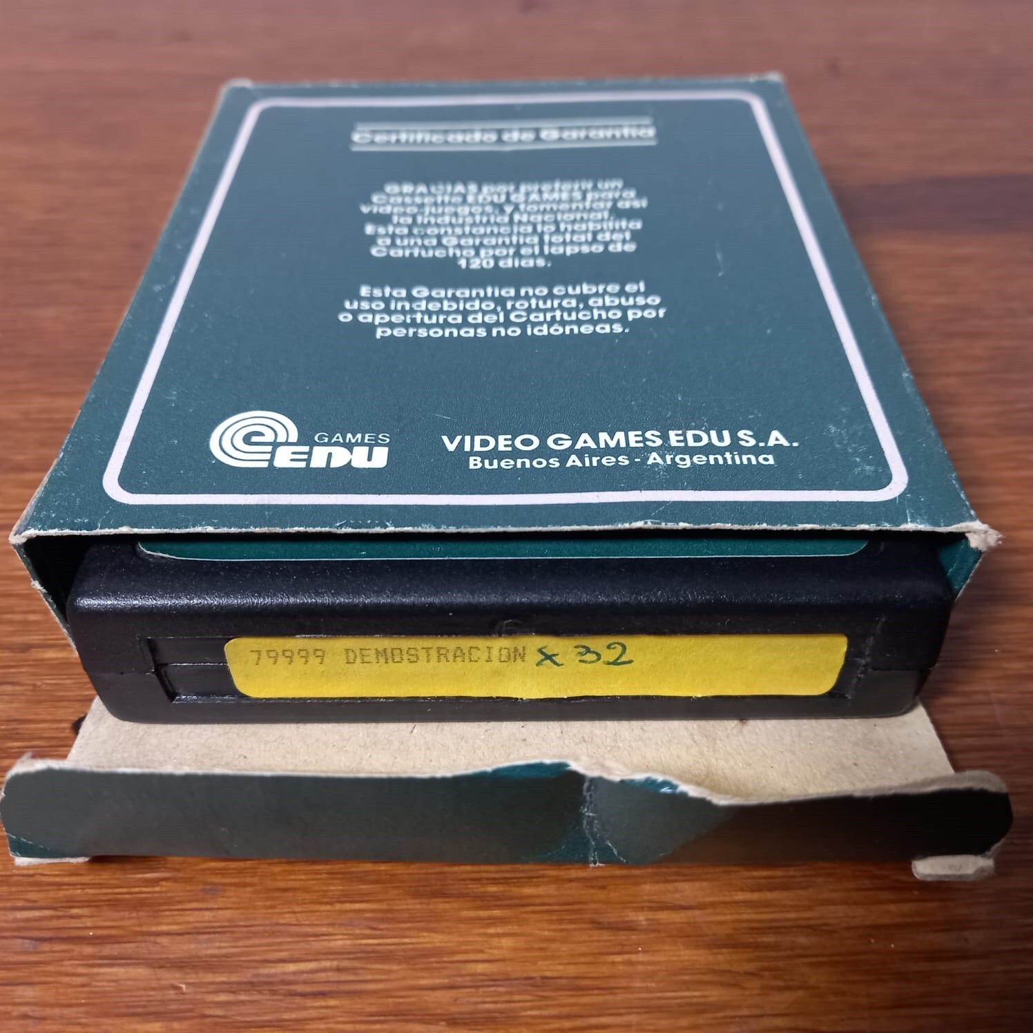 Vintage Atari 2600 Clone Argentina Rare Edu Games Bootleg