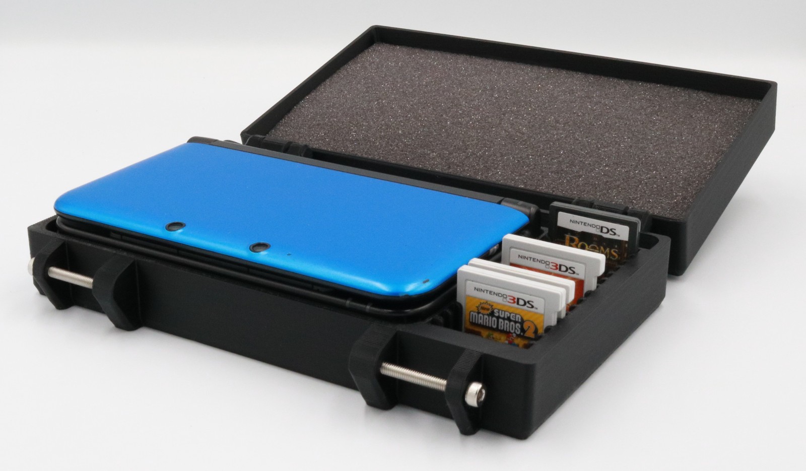 Protective Carrying Case for “Old” 3DS XL – Holds 15 Games, Has Extra Storage