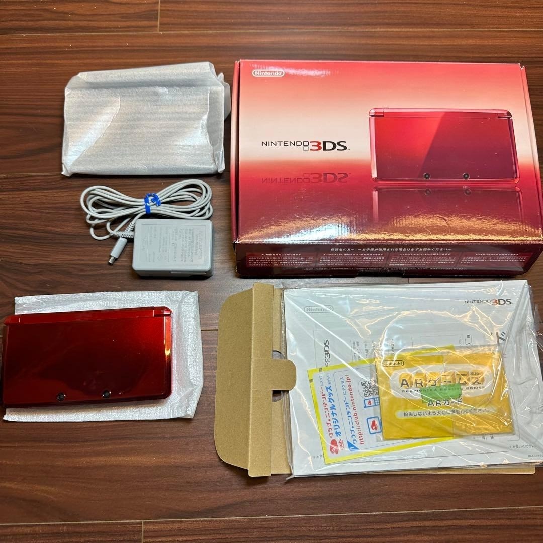 Nintendo 3DS Flare Red 5230 From Japan